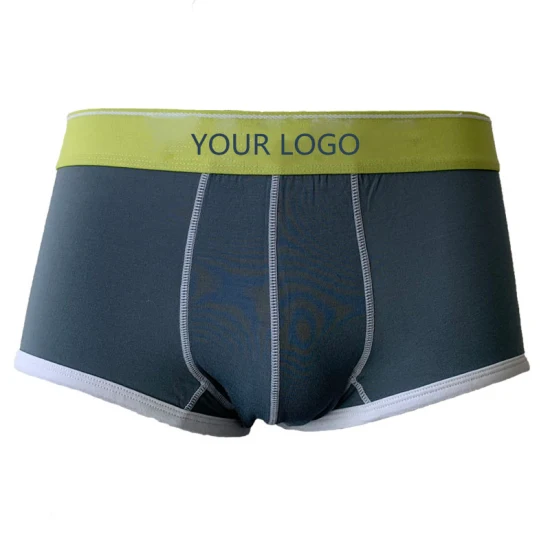 Mesh-Boxershorts mit individuellem Logo für Herrenunterwäsche